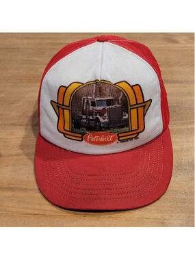Vintage Peterbilt Hat Snapback 70s Trucker One Size Adjustable Tonkin 1978